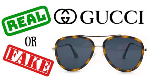 how to know if gucci sunglasses are fake